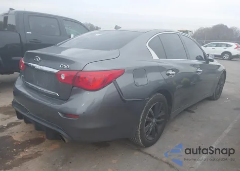 2015 Infiniti Q50 Premium z USA, uszkodzony, nr VIN JN1BV7AR9FM400367